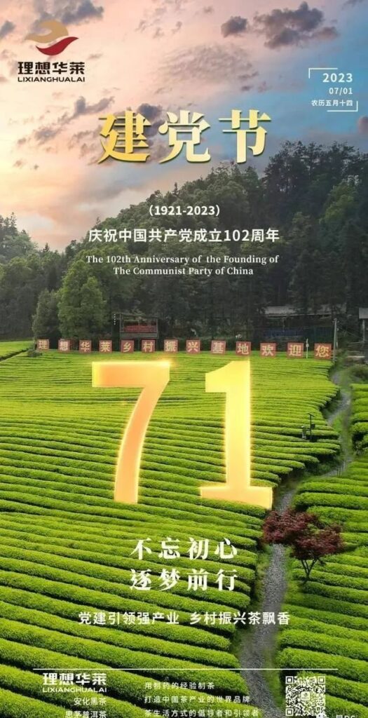 理想华莱：党建引领强产业 乡村振兴茶飘香