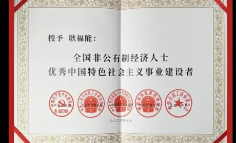 喜报好医生集团董事长耿福能在京获殊荣