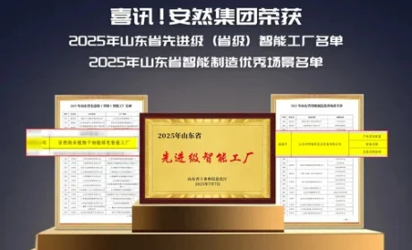 安然入选2025山东省先进级智能工厂名单