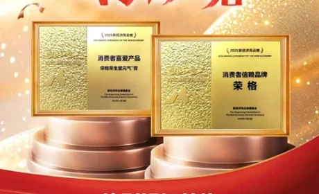 荣格闪耀“2025新经济风云榜”获双项大奖