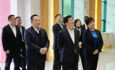 兴业银行董事长吕家进带队莅临安发生物调研