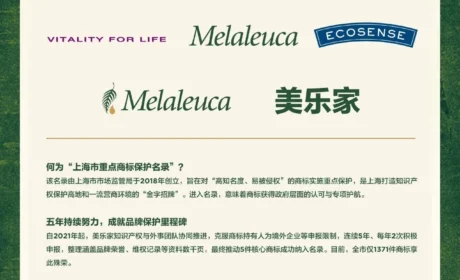 官方认证!美乐家5件核心商标入选上海市重点商标保护名录