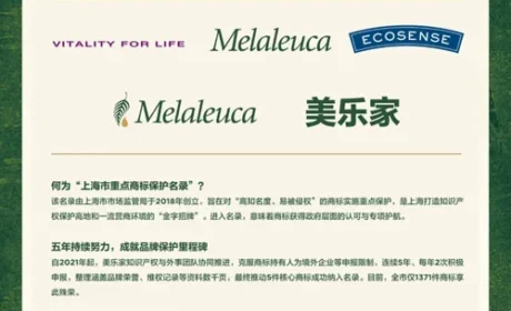 美乐家5件商标入选上海市重点商标保护名录