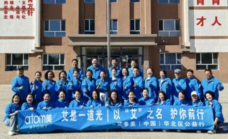 艾是一道光，守护少年路｜艾多美公益走进杭锦旗巴拉贡学校