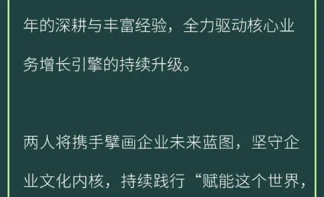 百雅康正式官宣:两位新任联合首席执行官
