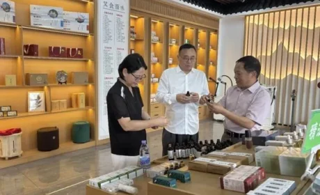 聚焦康养 炎帝董事长带队参访李时珍国灸集团