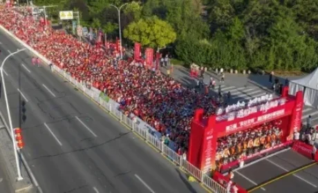 和治友德宝坻潮白湿地半程马拉松倒计时1个月